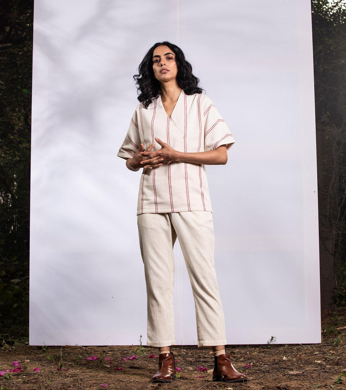 White Planes Pants | 100% Organic ♥ - Khara Kapas