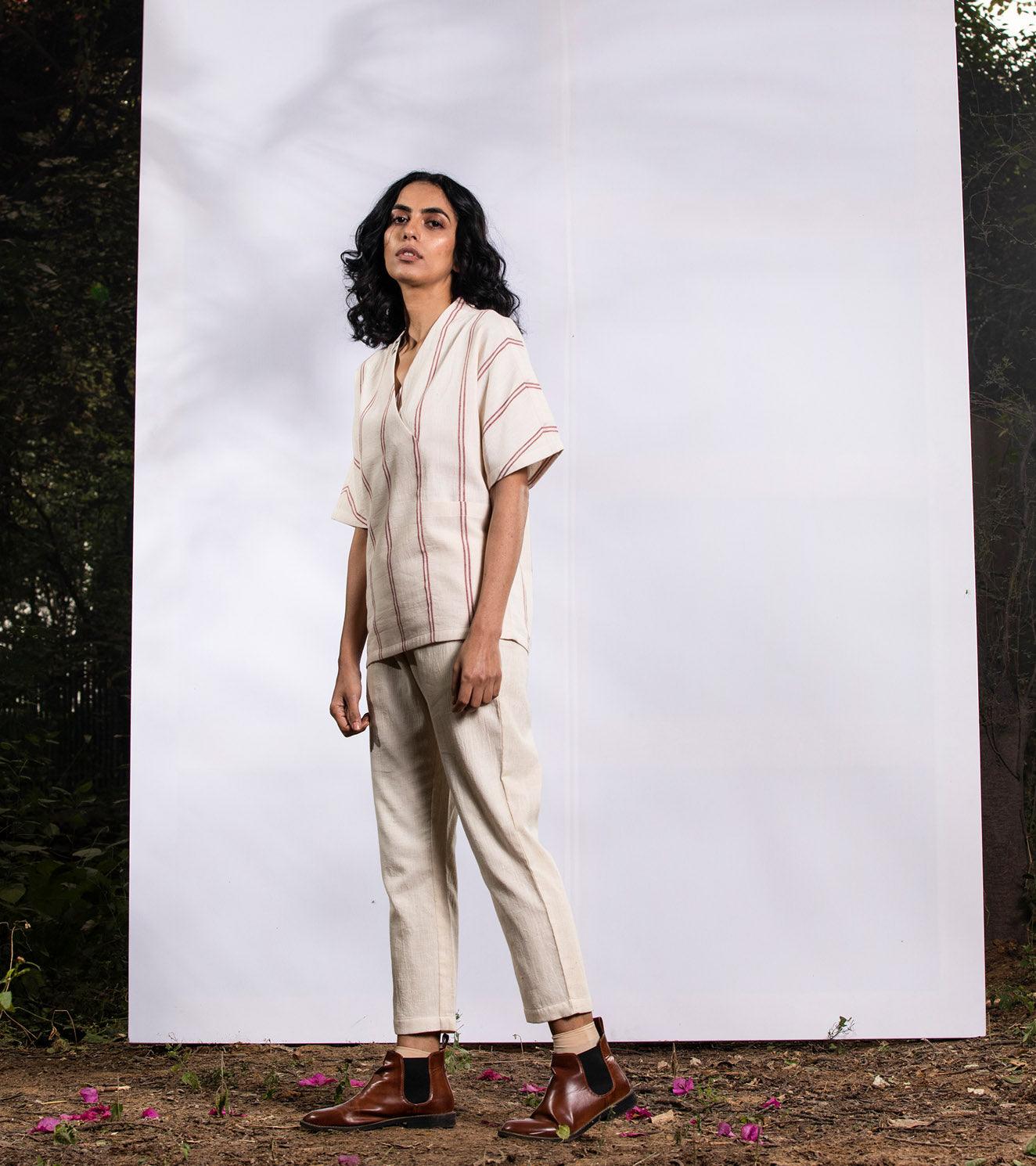 White Planes Pants | 100% Organic ♥ - Khara Kapas