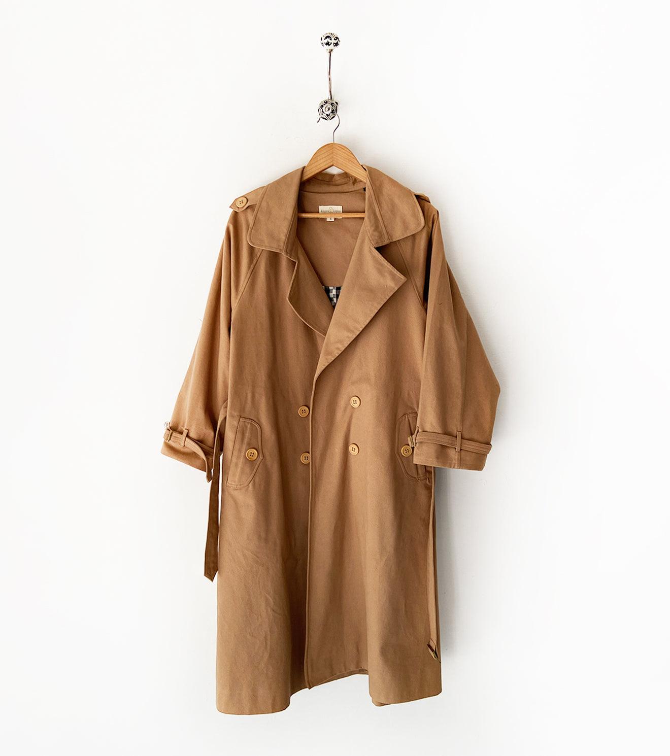 Latte Trench Coat - Khara Kapas