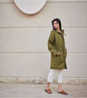 Buy Ash Tree Parka Jacket By Designer KHARAKAPAS Online At, 58% OFF