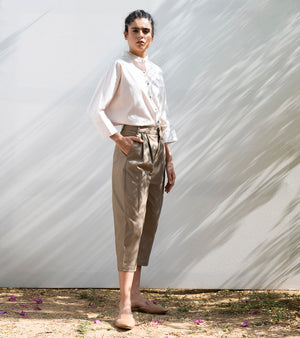 Elm Twig Cropped Trousers