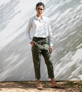 Sycamore Cropped Trousers - Khara Kapas