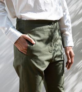 Sycamore Cropped Trousers - Khara Kapas