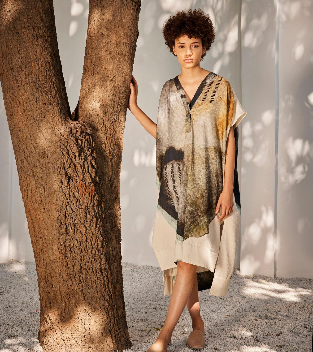 Celestial tales kaftan dress - Khara Kapas