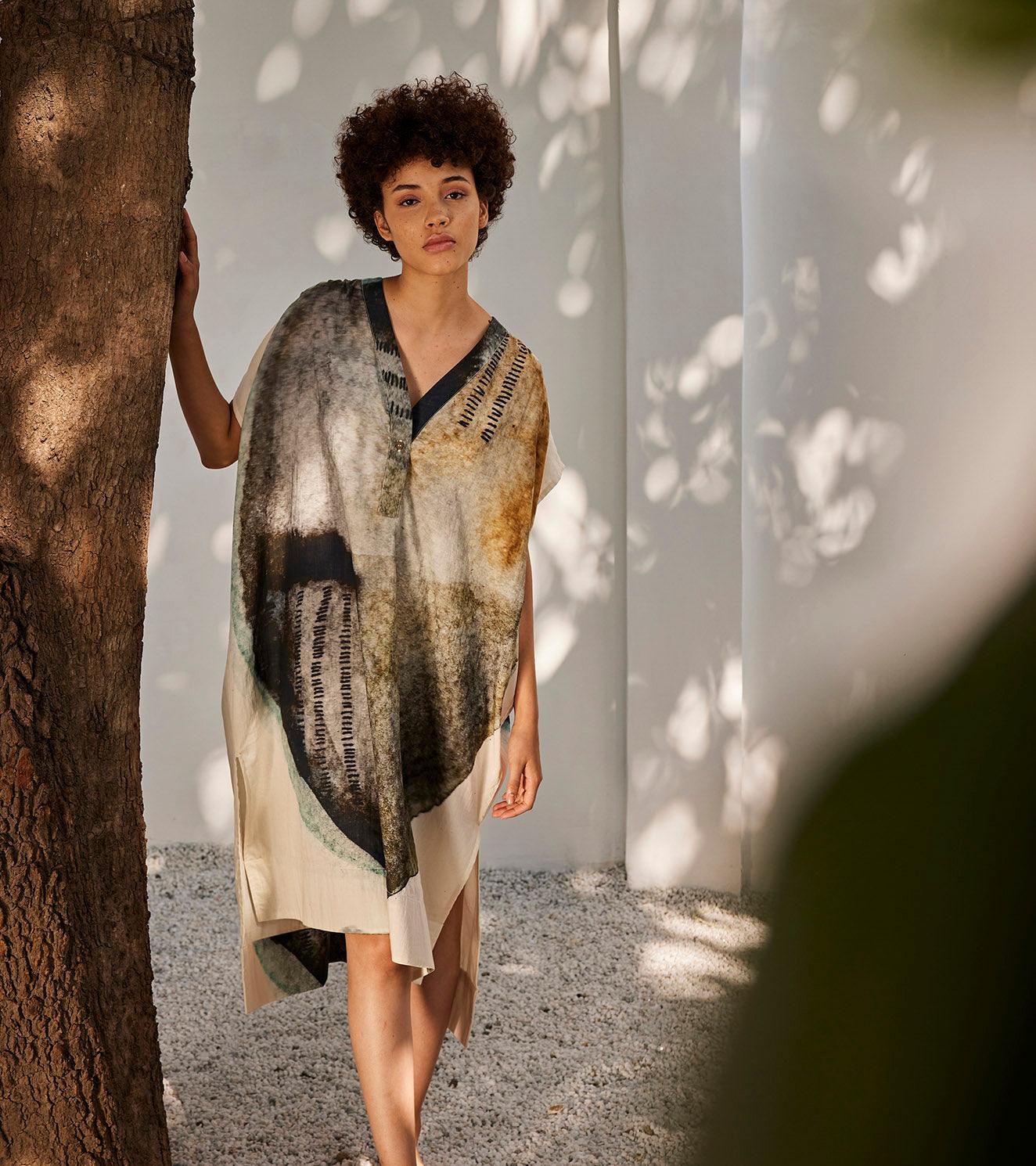 Celestial tales kaftan dress - Khara Kapas