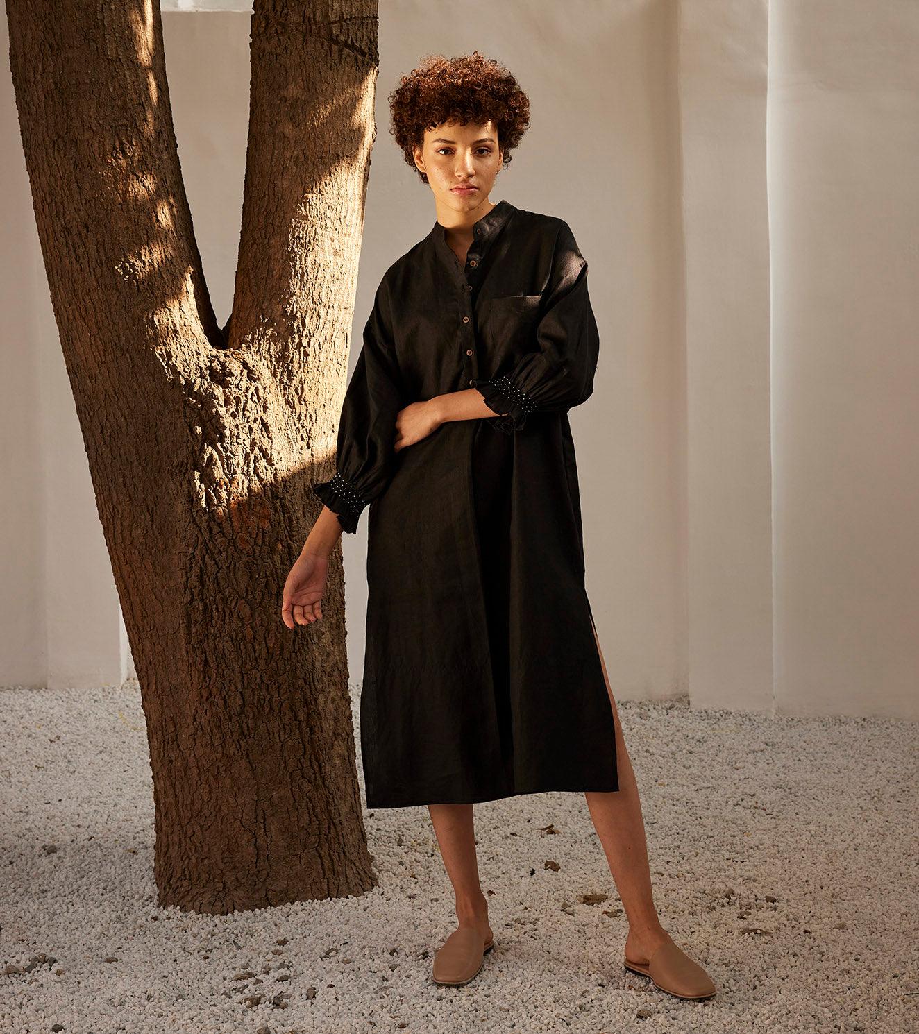 Eclipse shirt dress - Khara Kapas