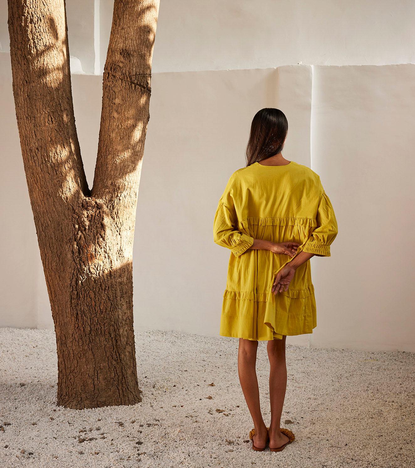 Marigold dress - Khara Kapas