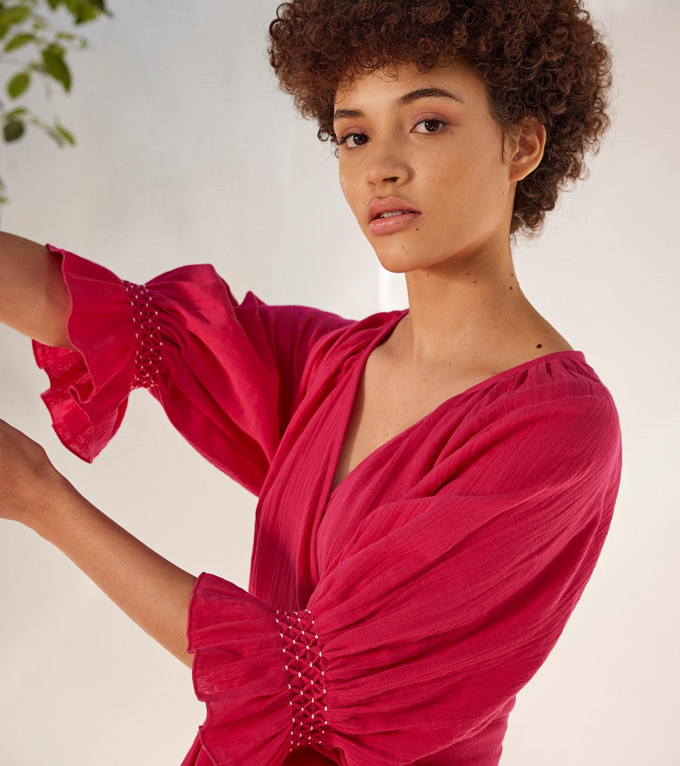 First love wrap dress - Khara Kapas