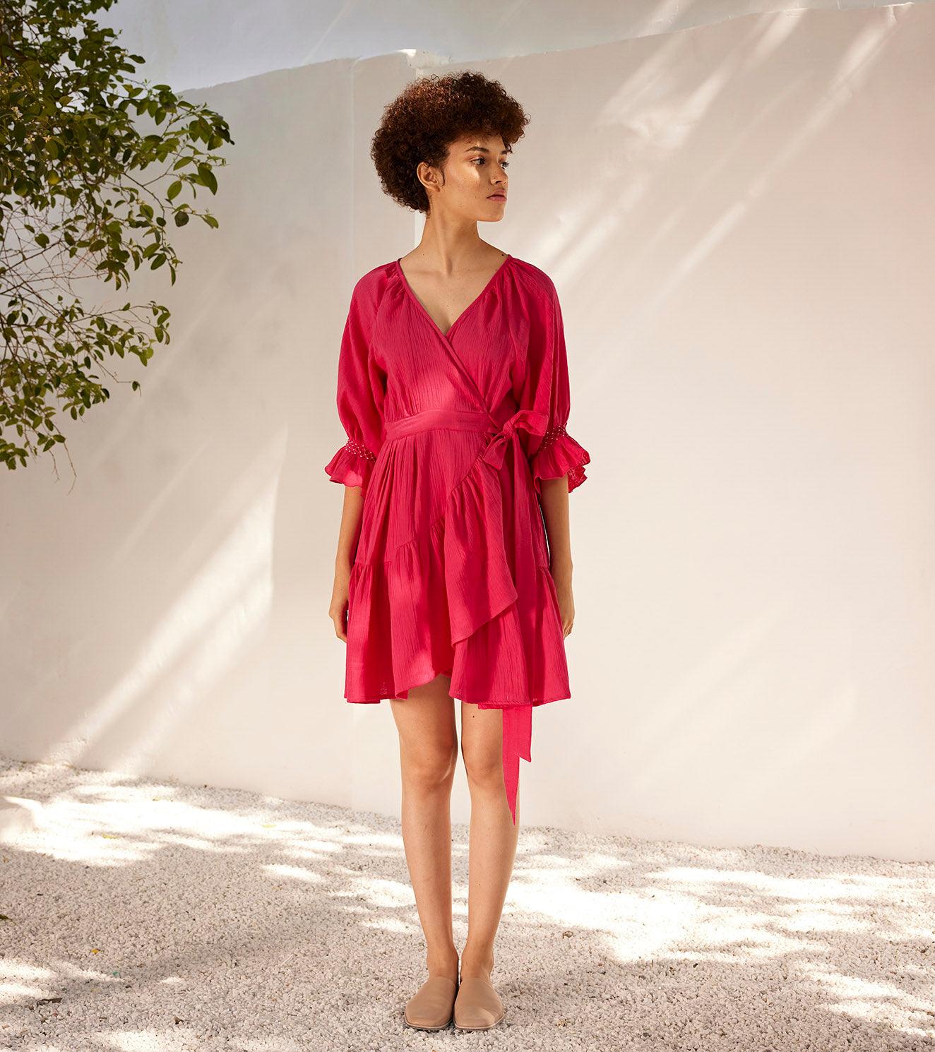 First love wrap dress - Khara Kapas