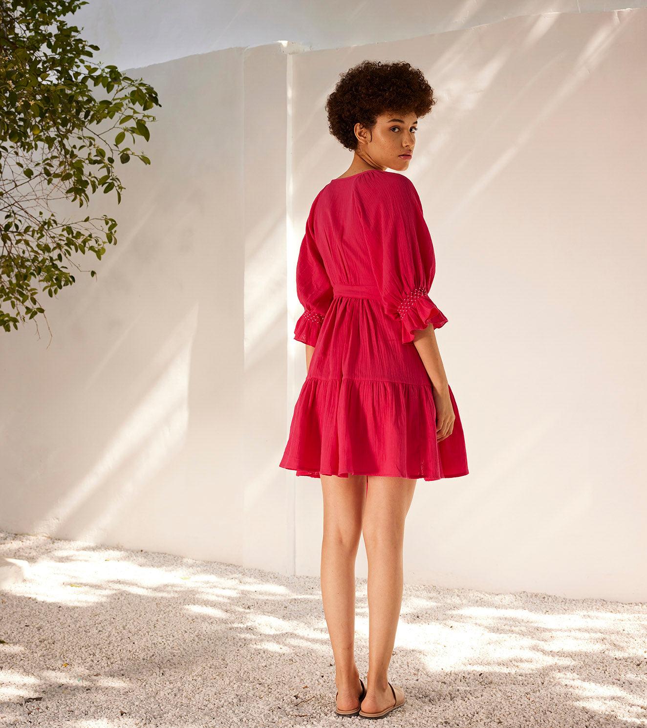 First love wrap dress - Khara Kapas