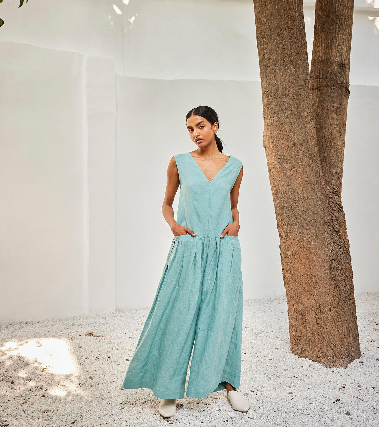 Morning sky jumpsuit - Khara Kapas