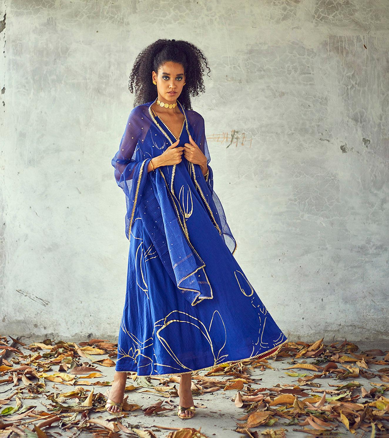 Neel Dupatta - Khara Kapas