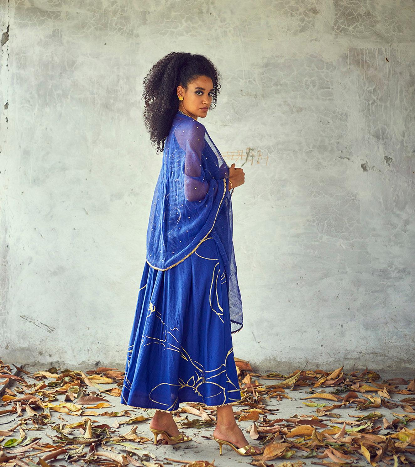 Neel Dupatta - Khara Kapas