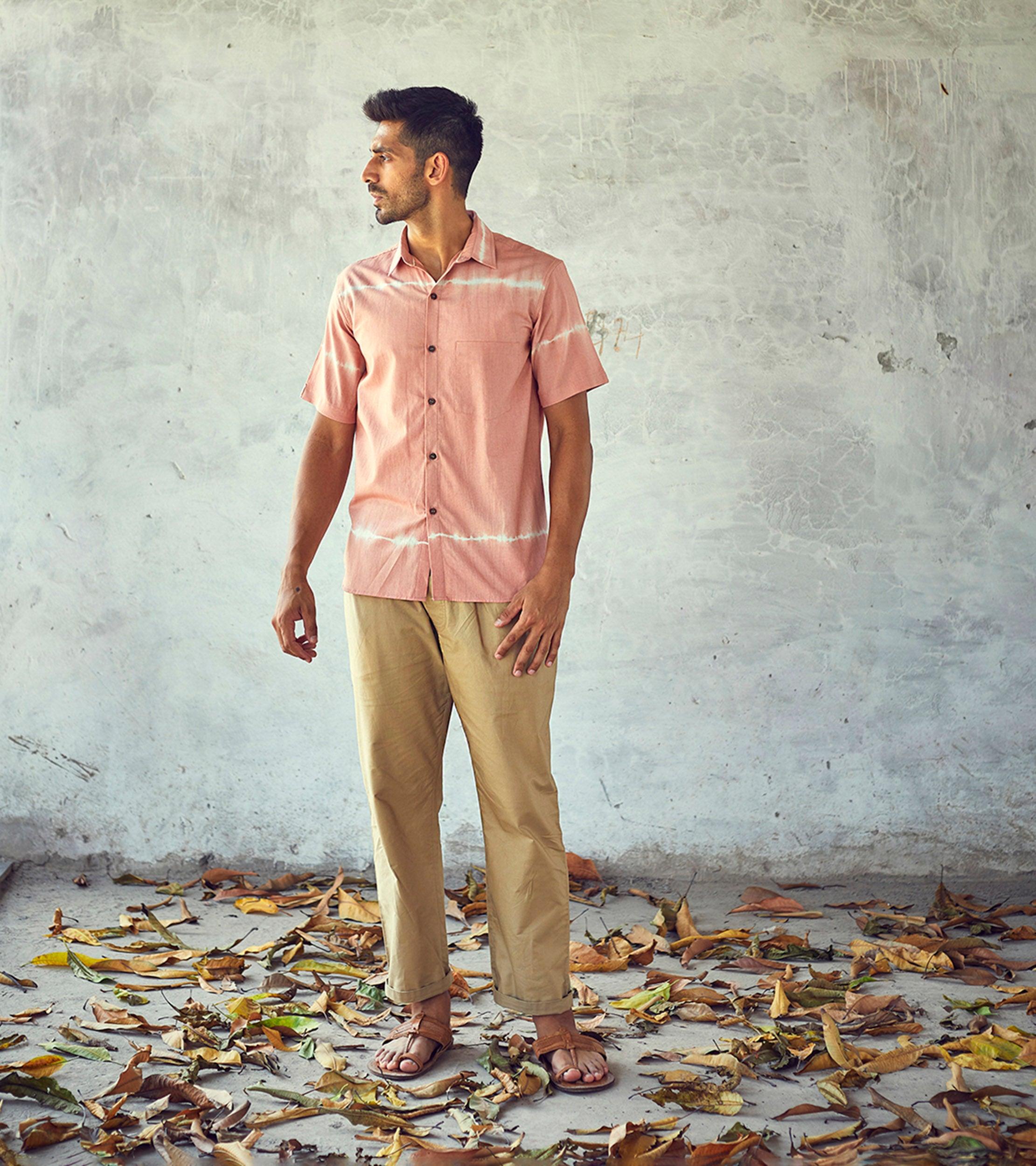 Flurry Pink Shirt - Khara Kapas
