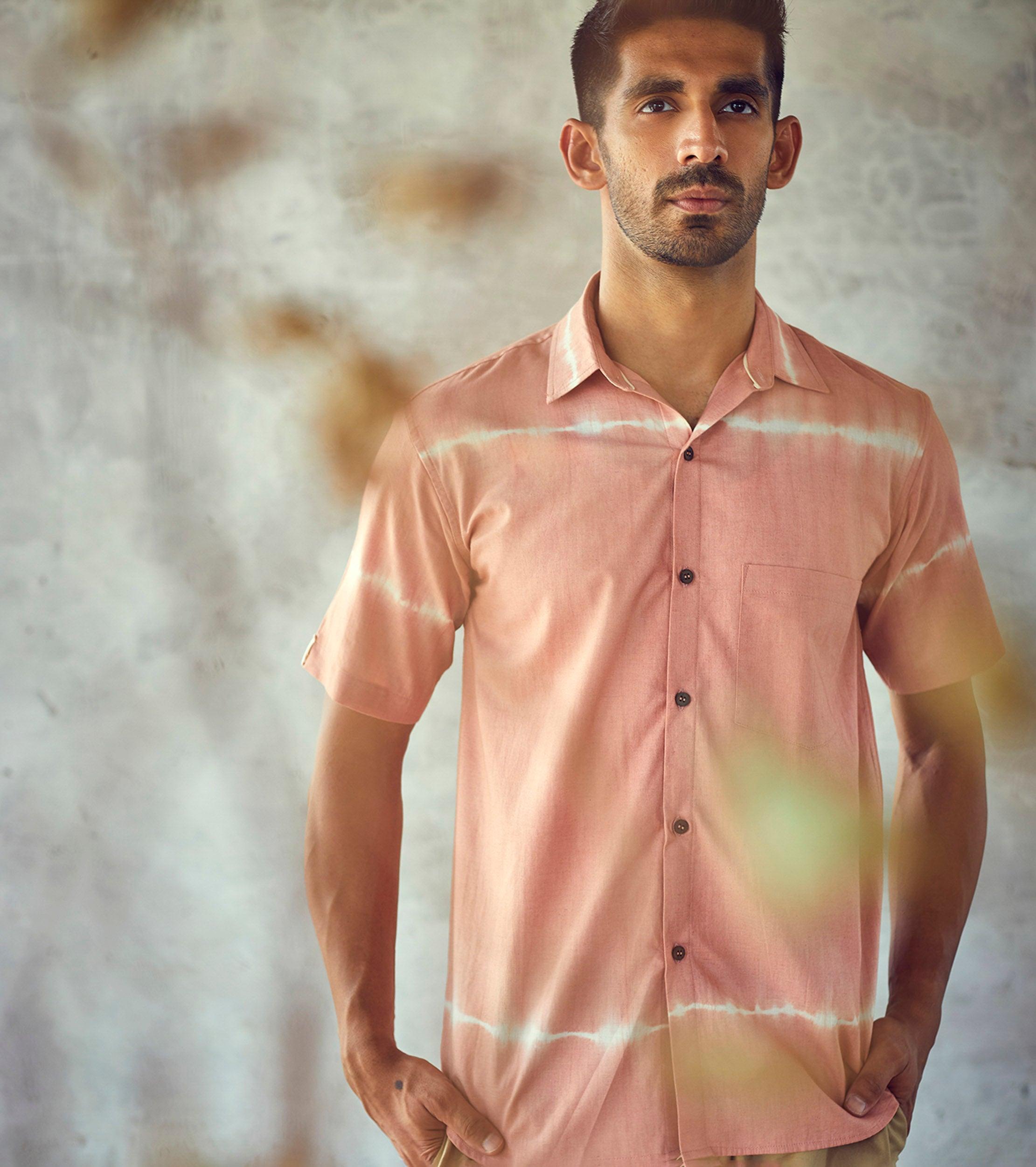 Flurry Pink Shirt - Khara Kapas