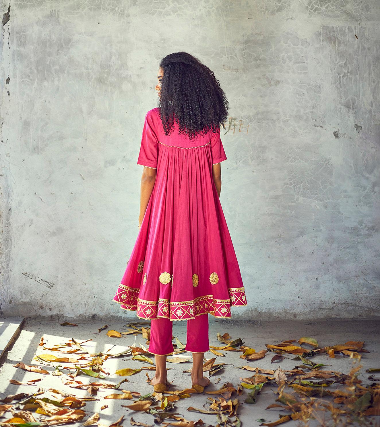 Gulabi Poshak Set - Khara Kapas