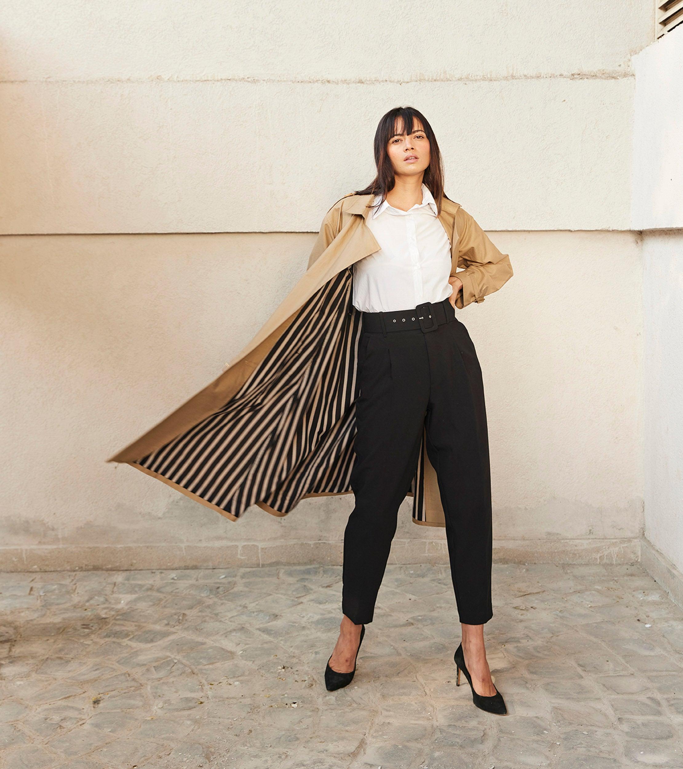 Fawn Trench Coat - Khara Kapas