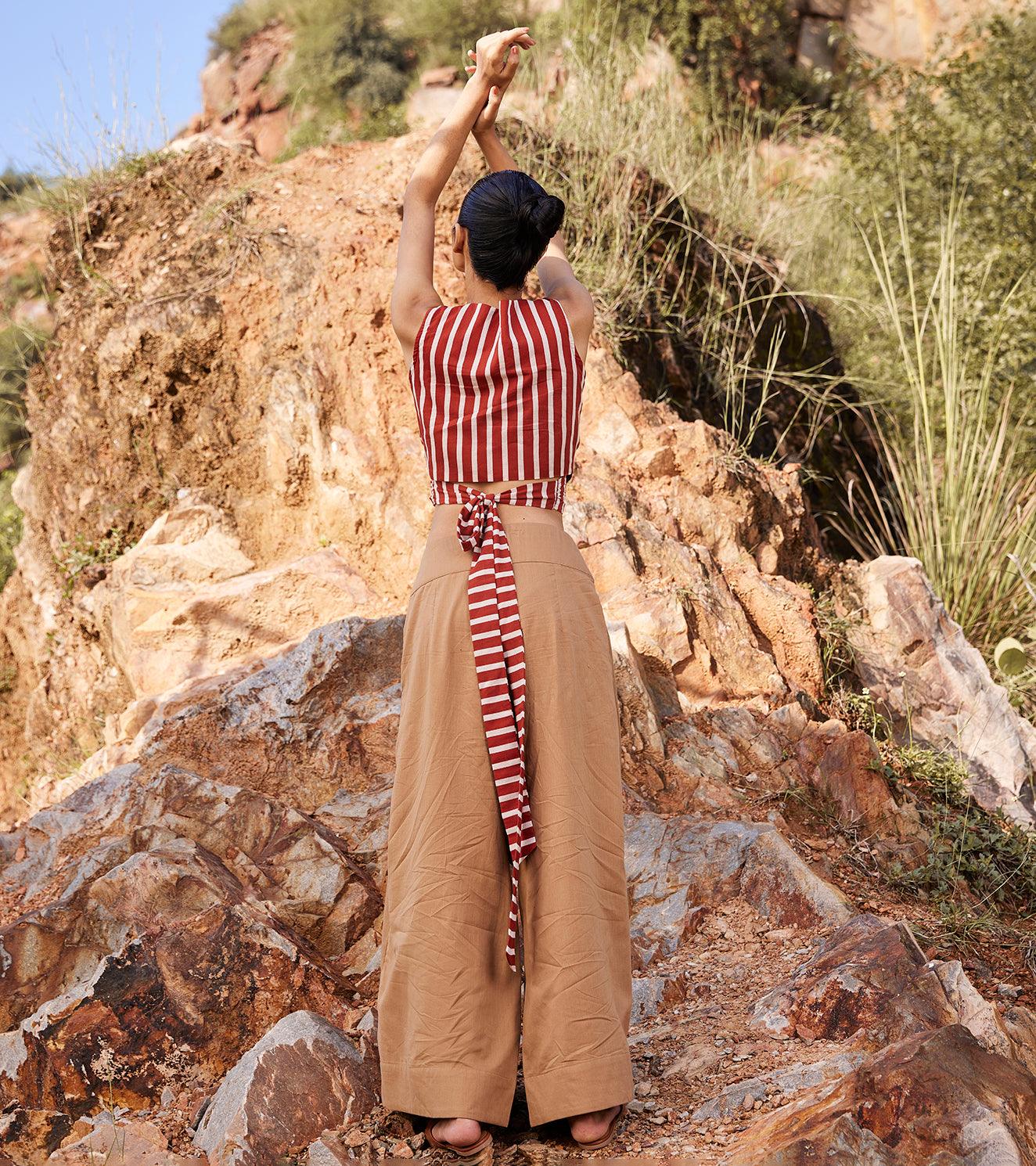 Threads Of Hope Wrap Top - Khara Kapas