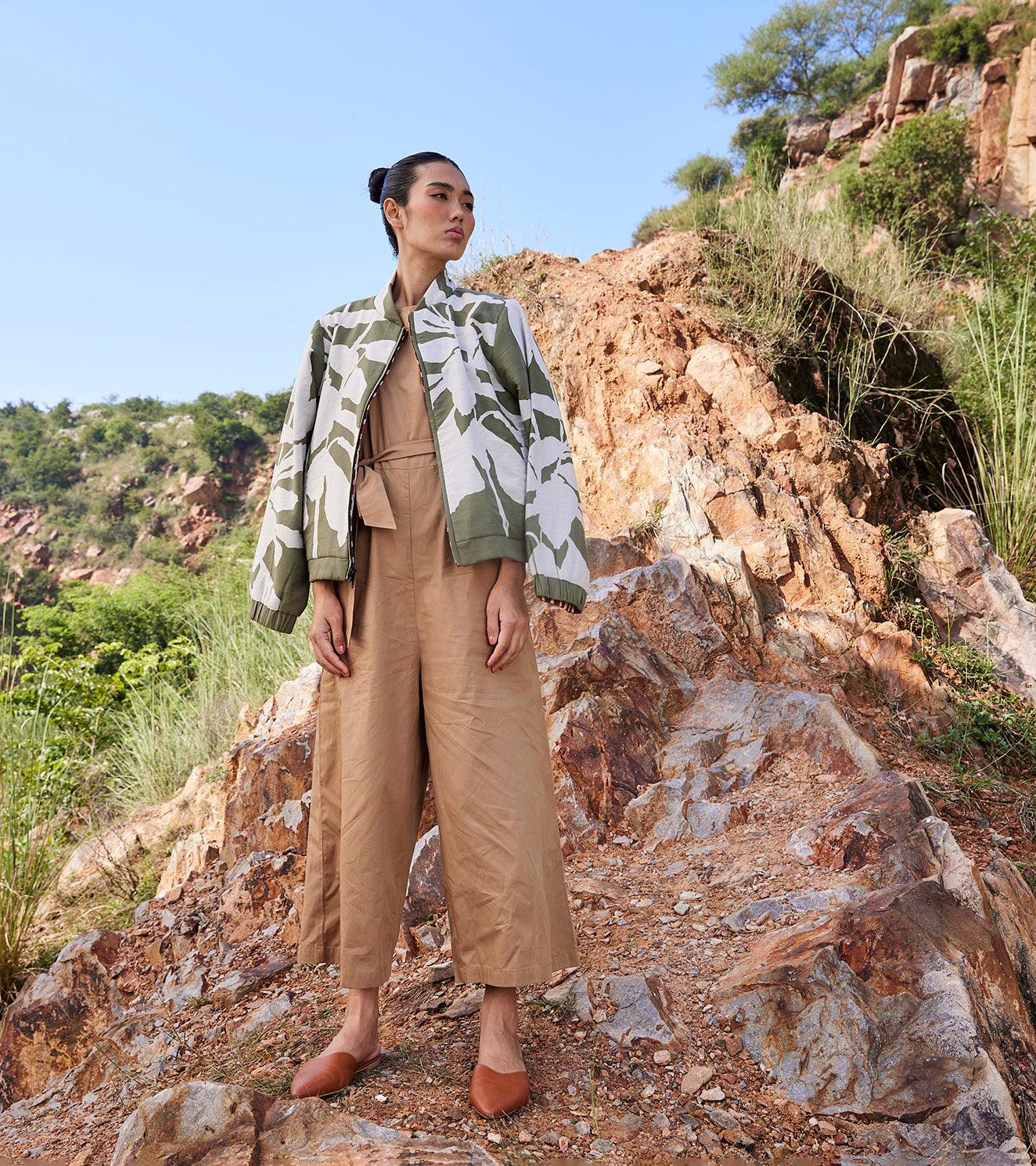Haze Beneath Bomber Jacket - Khara Kapas