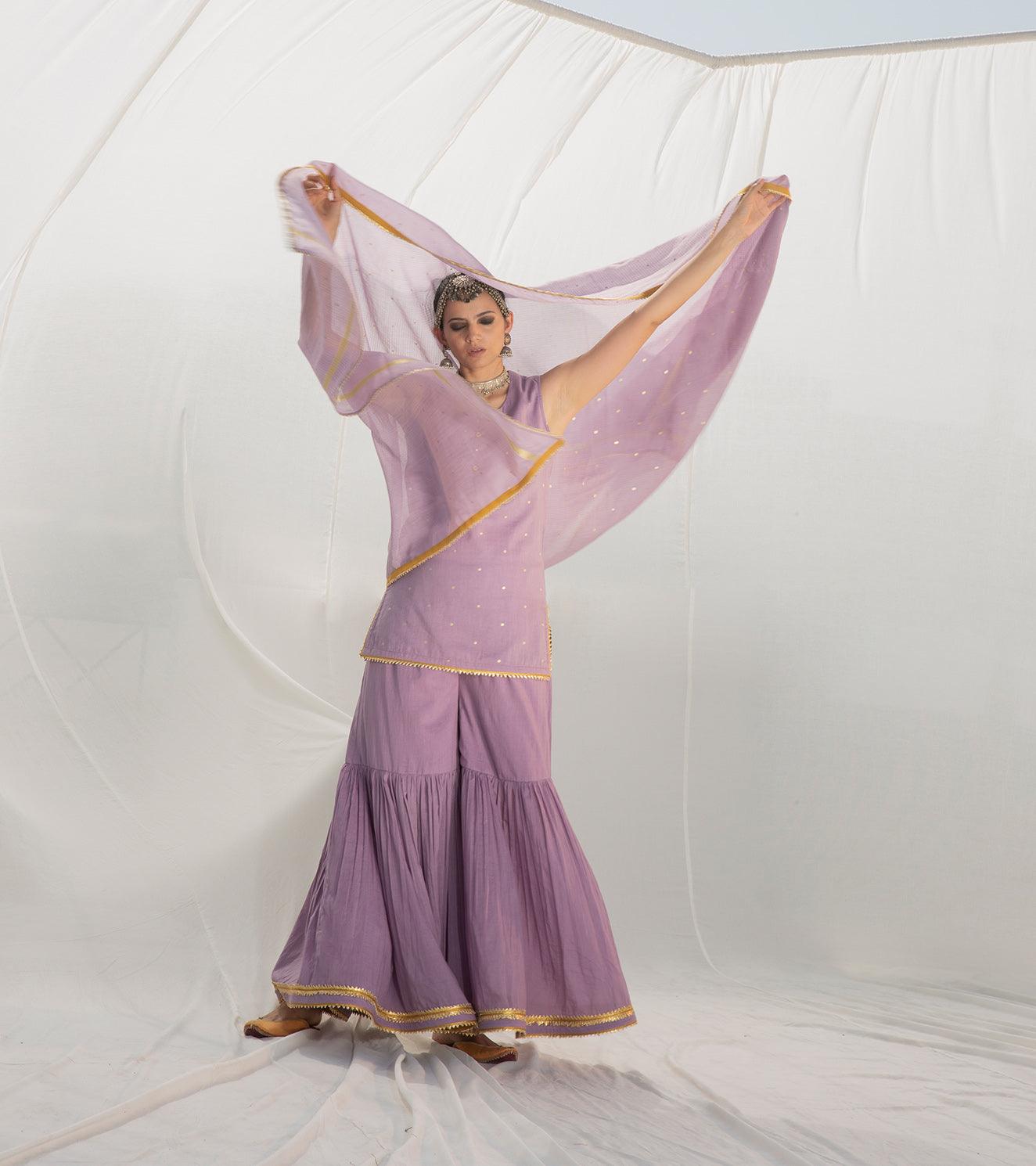 Ziya Sharara Set - Khara Kapas