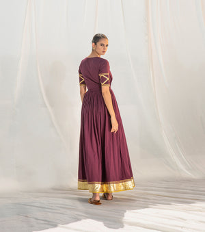Rangmanch Pleated Gown