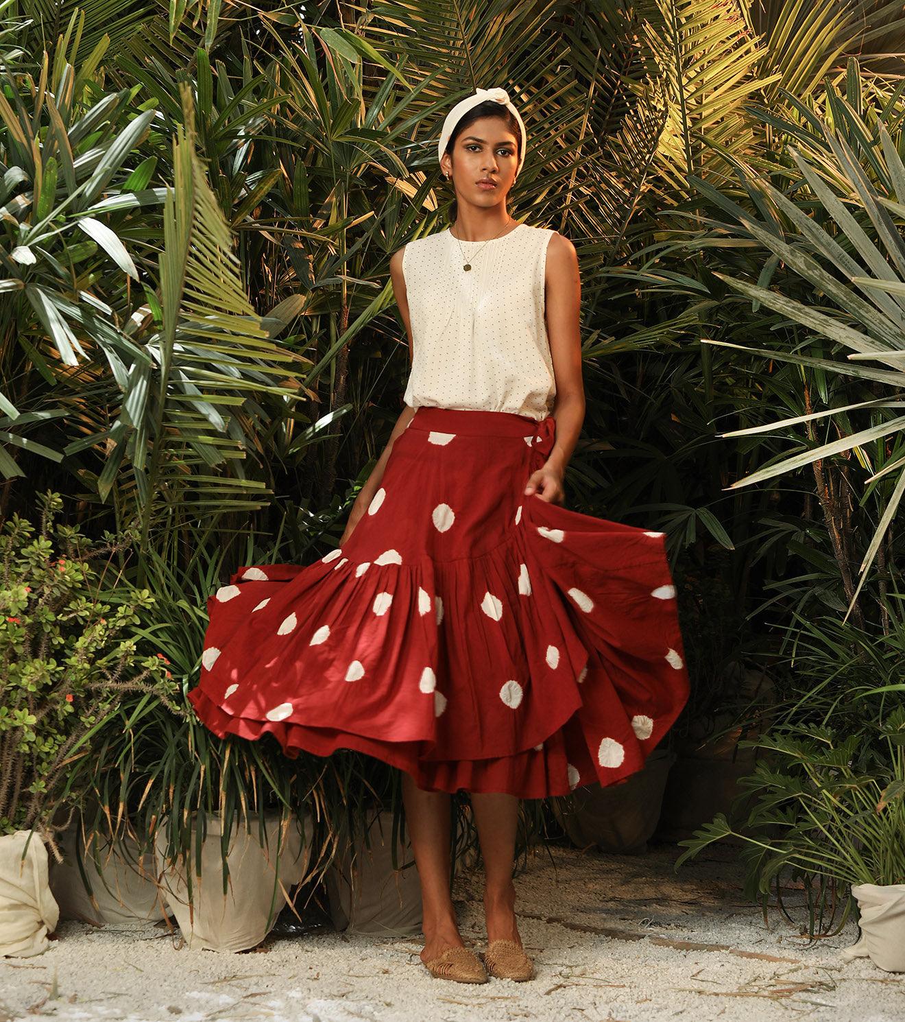 Mushroom Head-Skirt | Relove - Khara Kapas