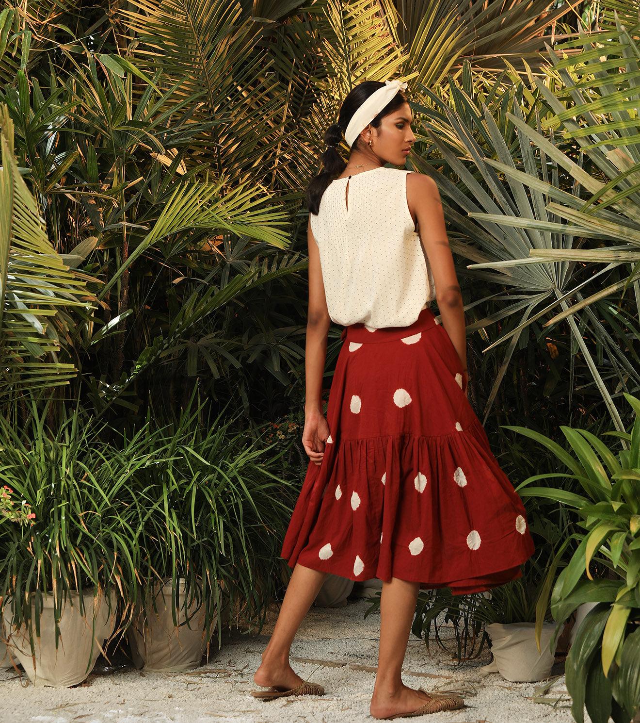 Mushroom Head-Skirt | Relove - Khara Kapas