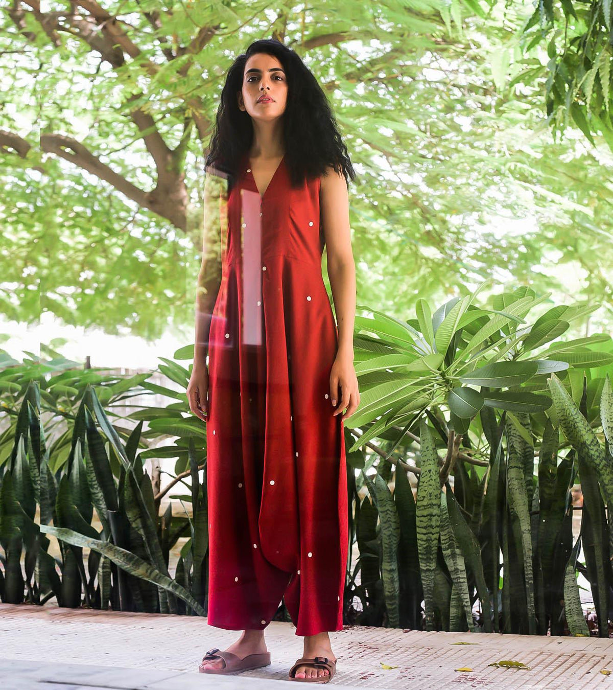 Rooibos Tea Jumpsuit - Khara Kapas