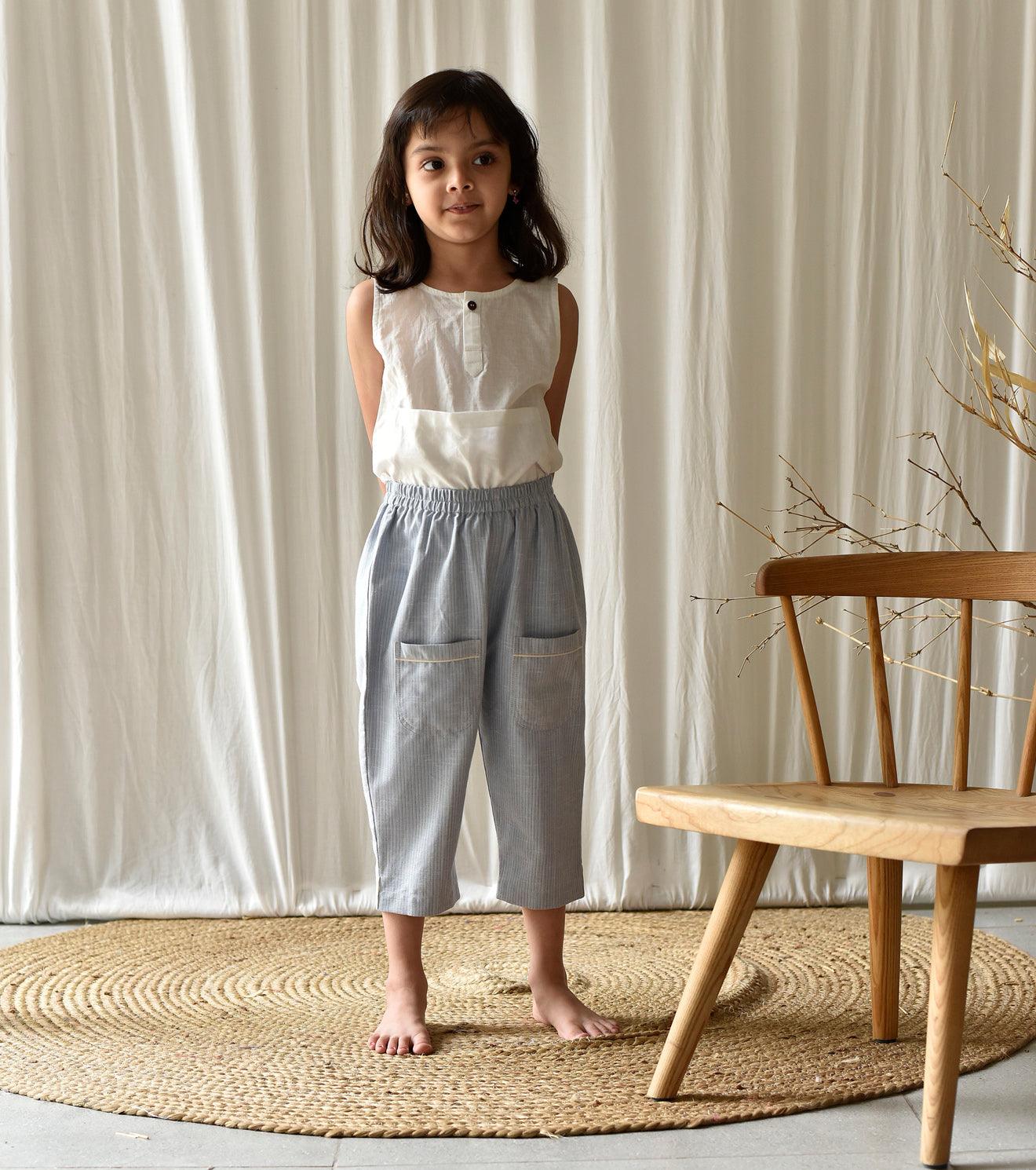 Ash striped pants - Khara Kapas