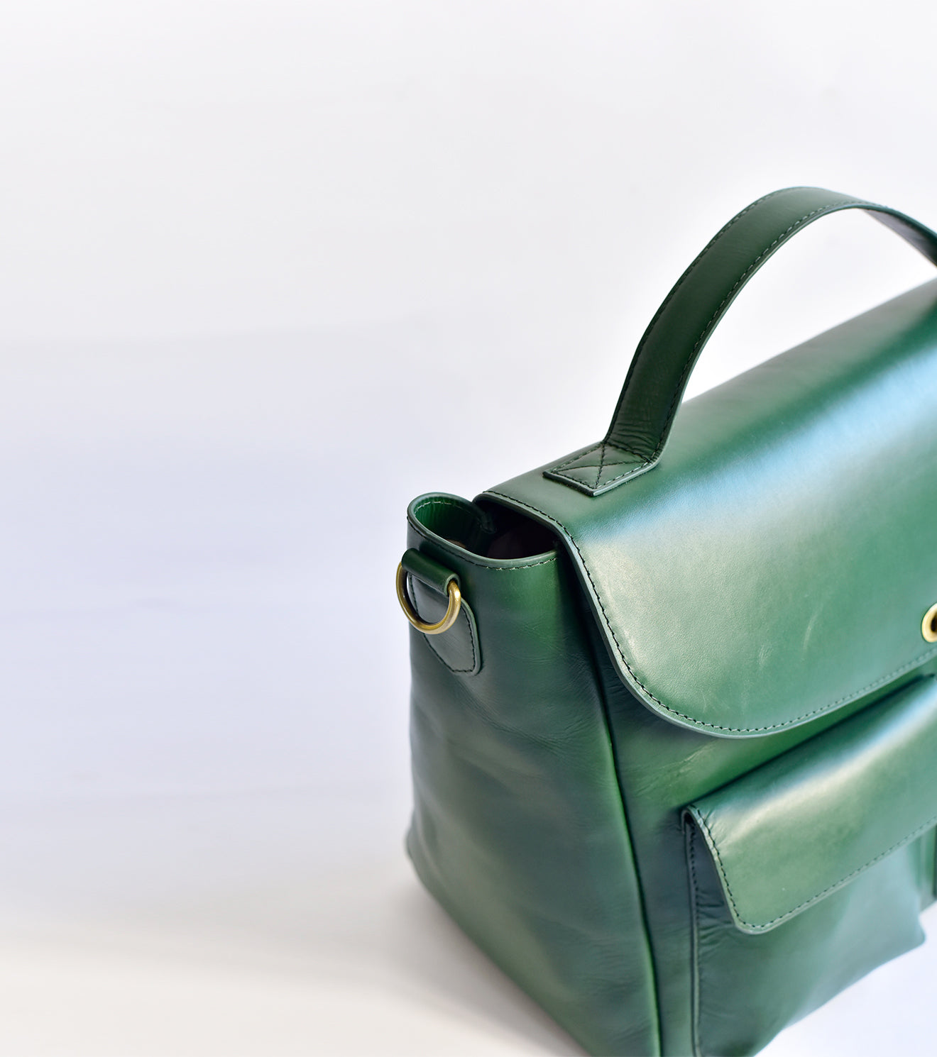 Colossal briefcase green