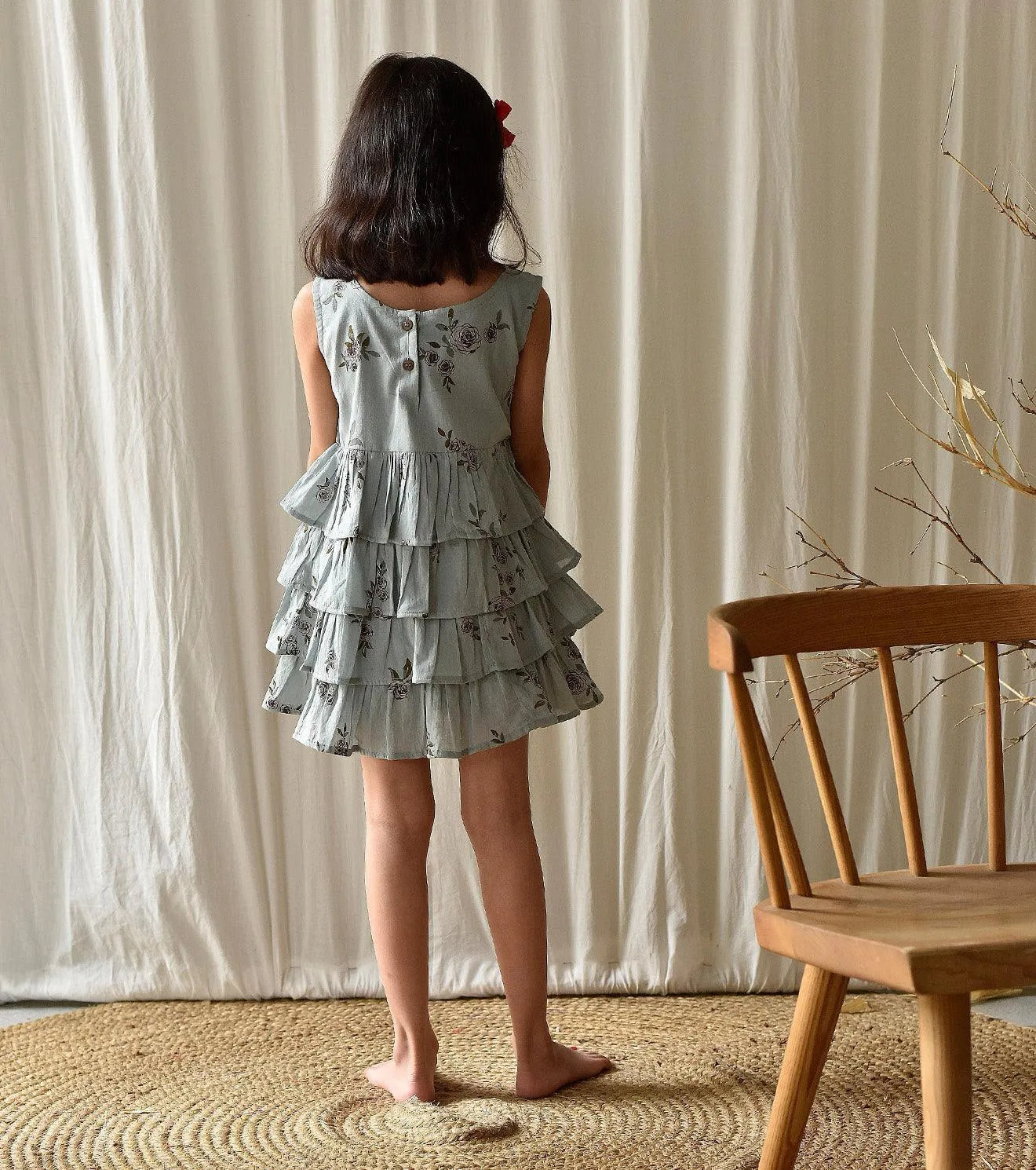 Blue Rose Frock | Relove - Khara Kapas