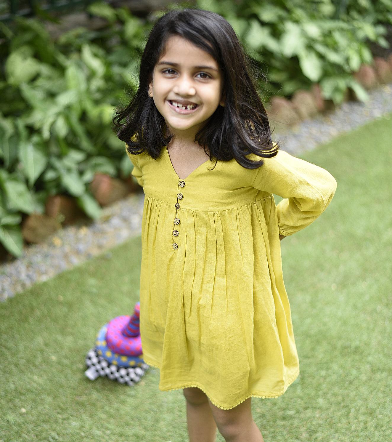 LIME DRESS - Khara Kapas