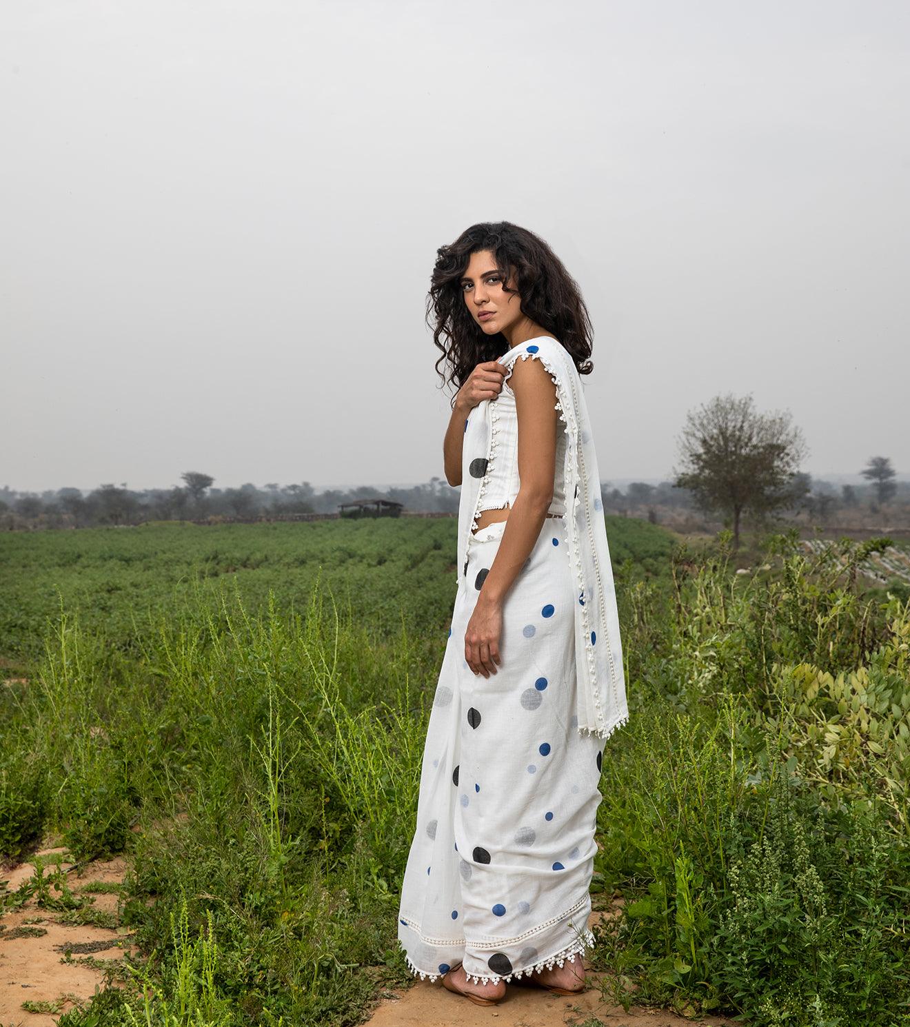 Earthlings Saree - Khara Kapas