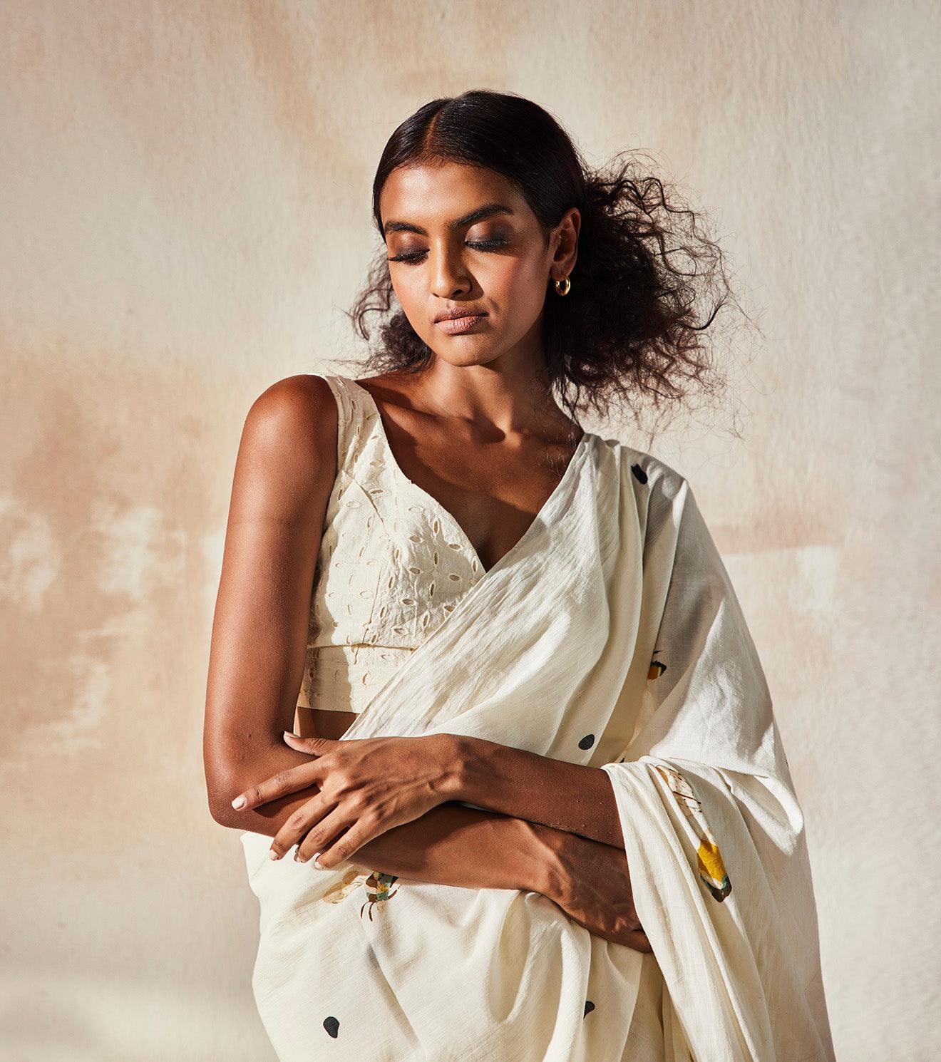 Busy Bee Saree - Khara Kapas