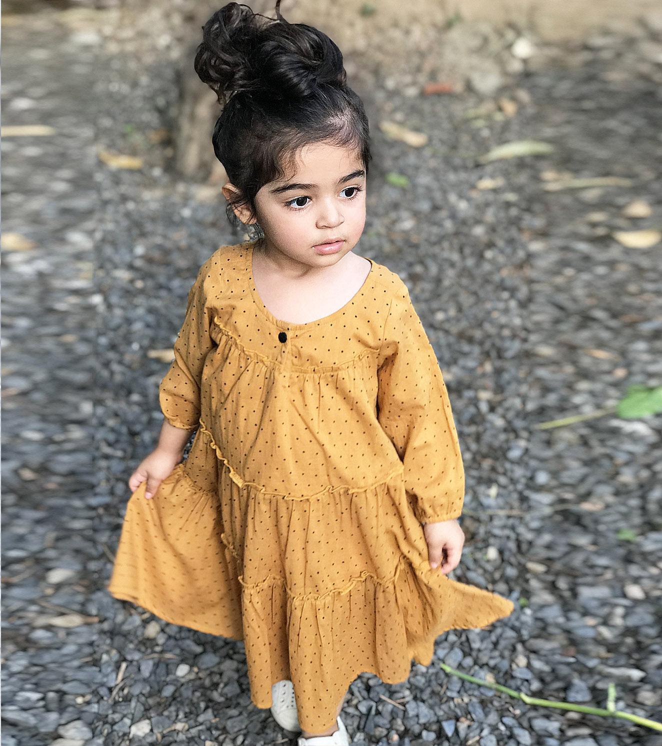 Mango bites tiered dress - Khara Kapas