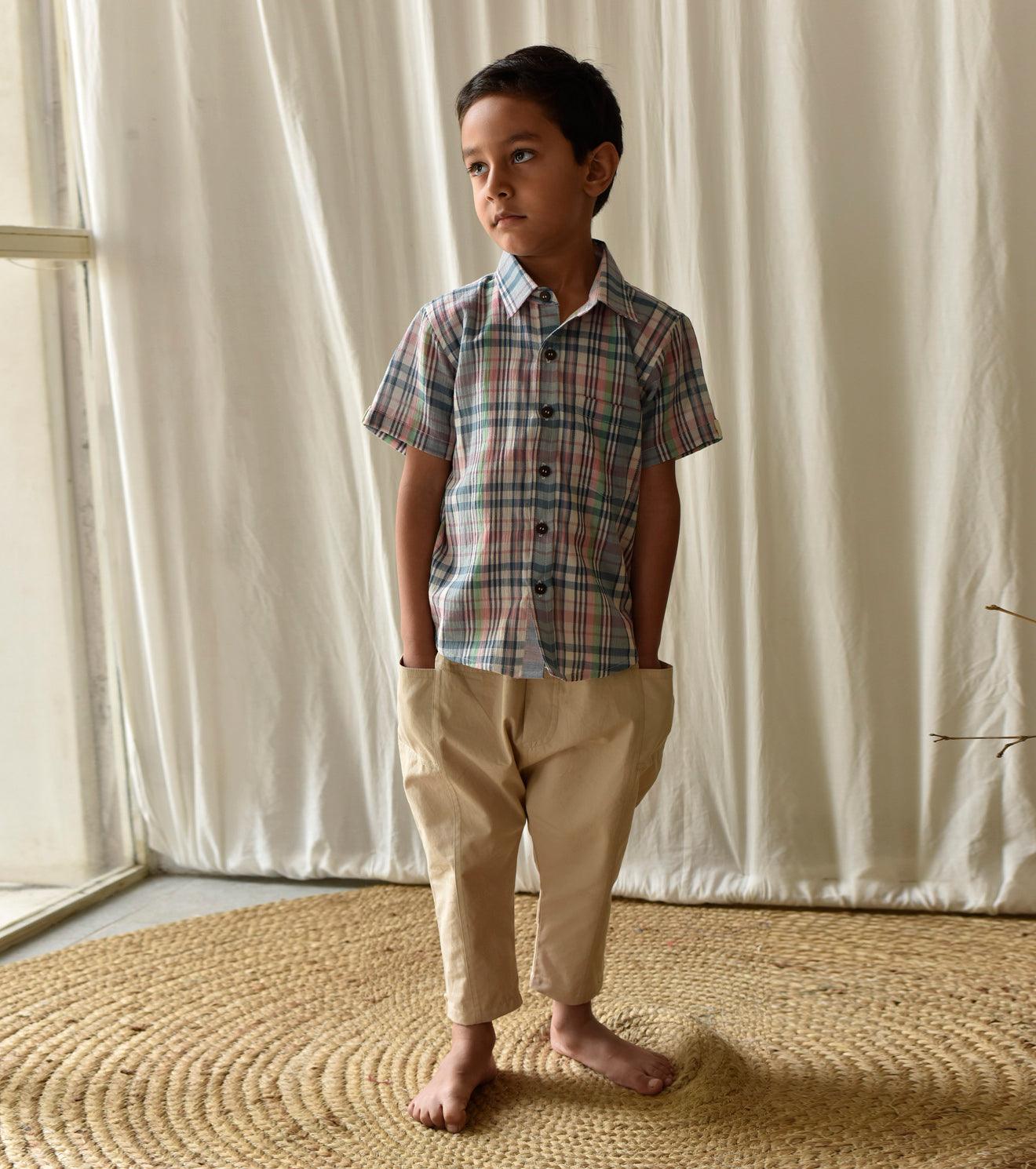 Multi Checks Shirt - Khara Kapas