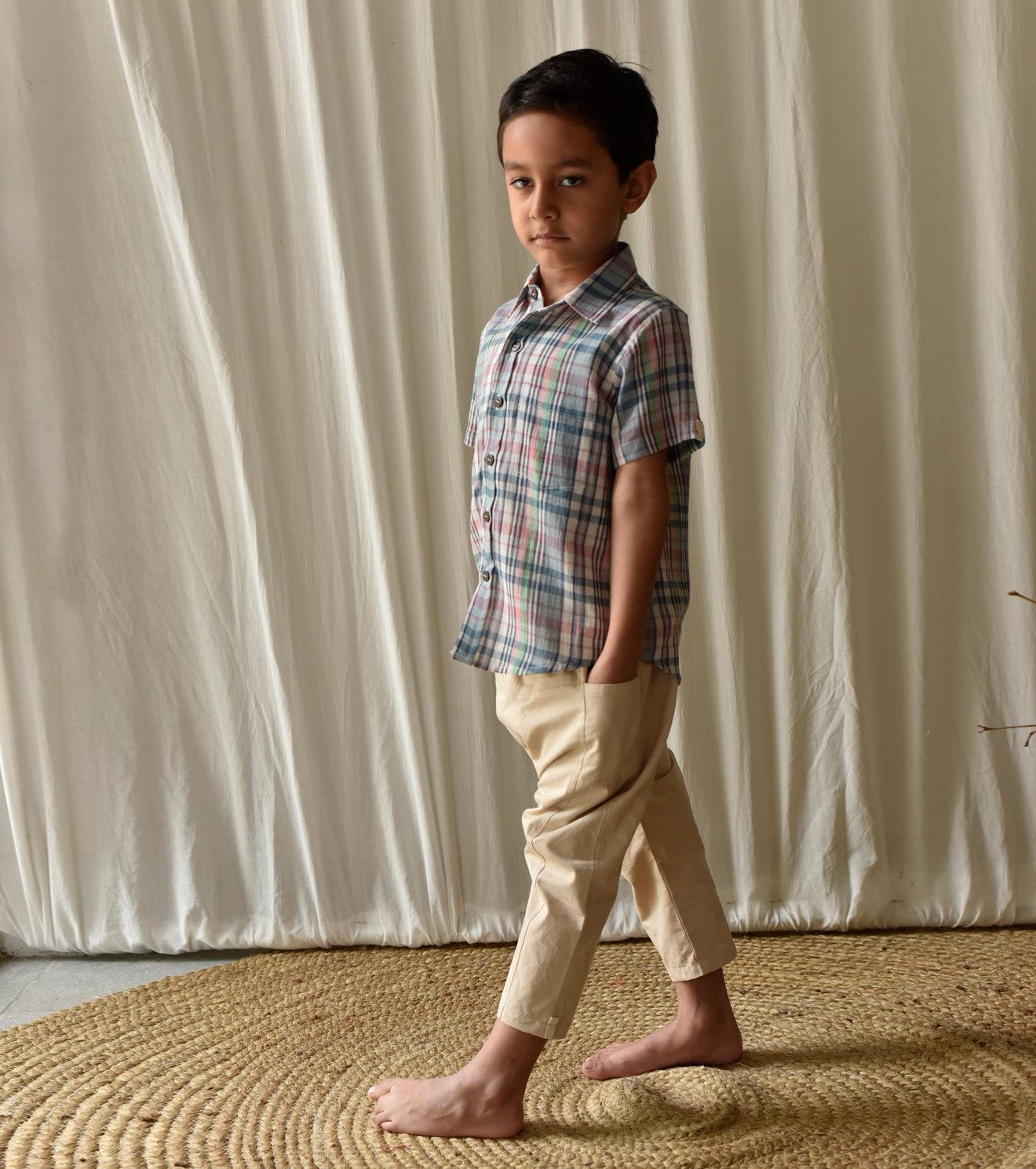 Multi Checks Shirt - Khara Kapas