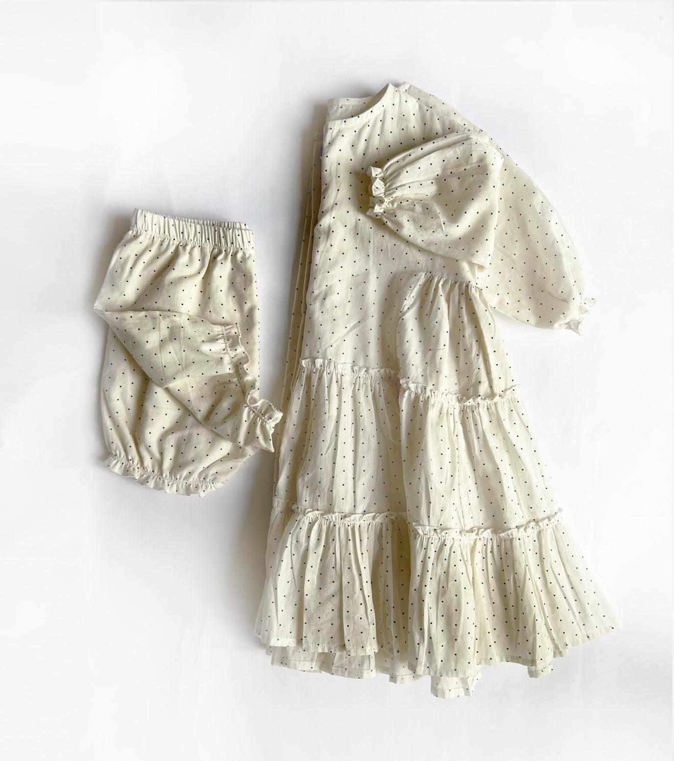 Polka rush frock - Khara Kapas