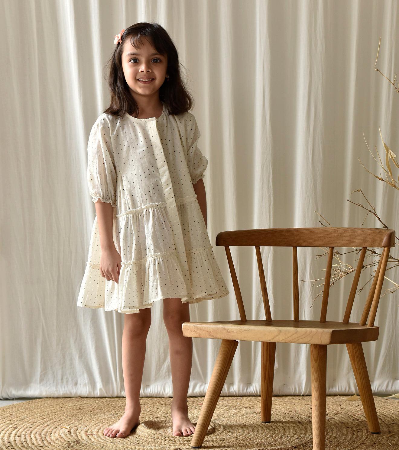 Polka rush frock - Khara Kapas