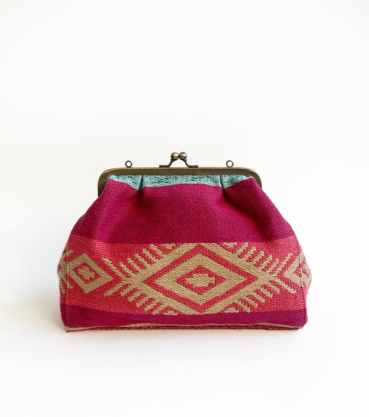 Rasberry clutch - Khara Kapas