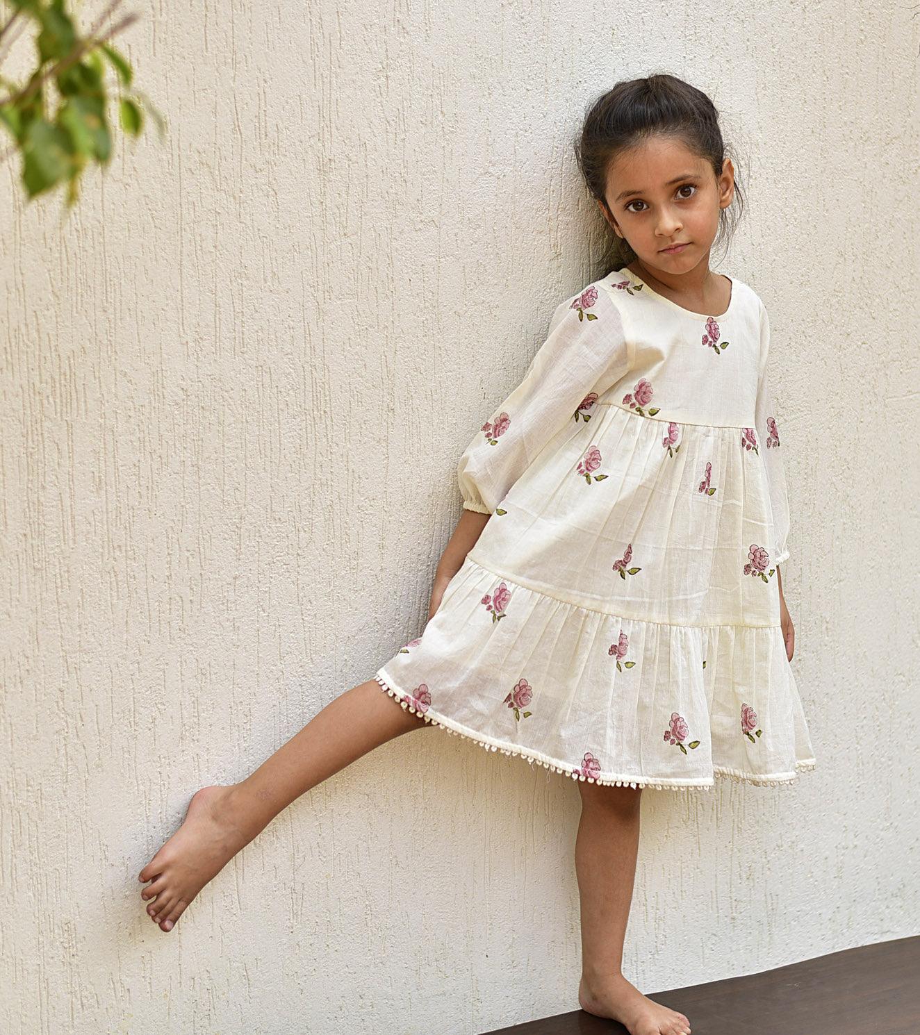 Rosy Dreams Frock - Khara Kapas