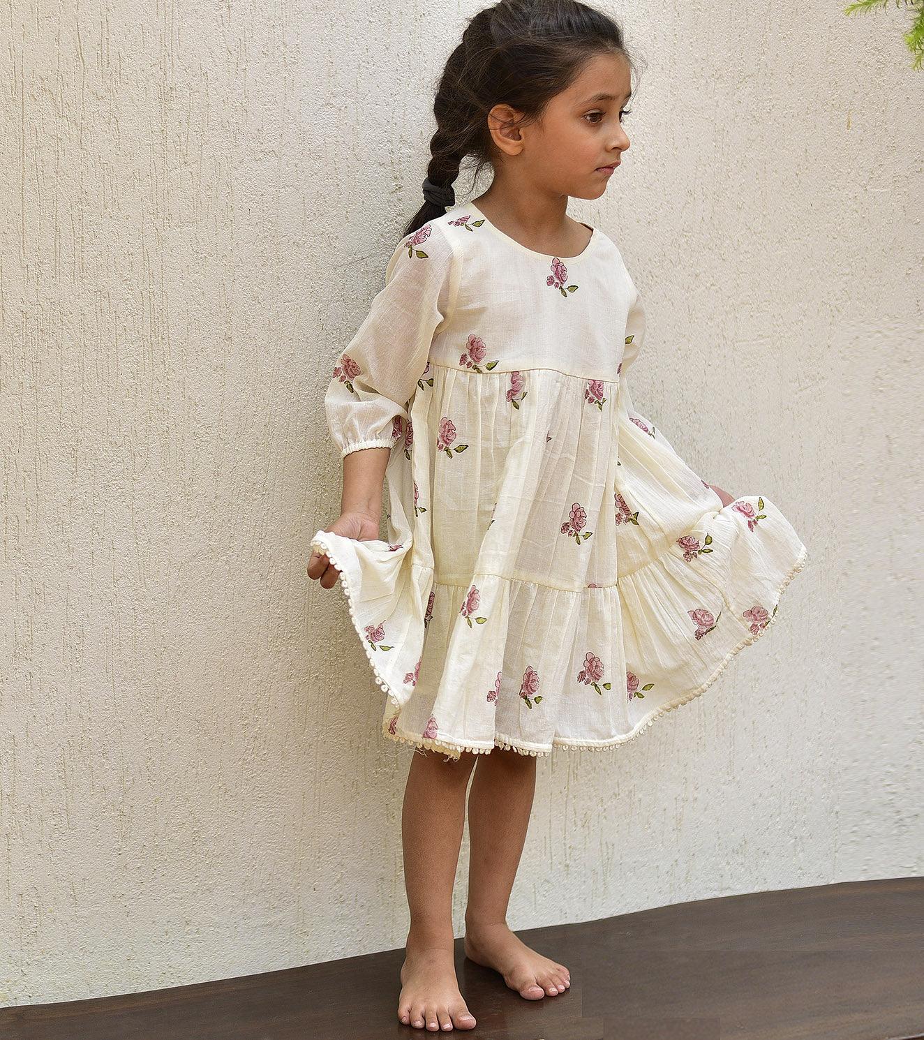 Rosy Dreams Frock - Khara Kapas