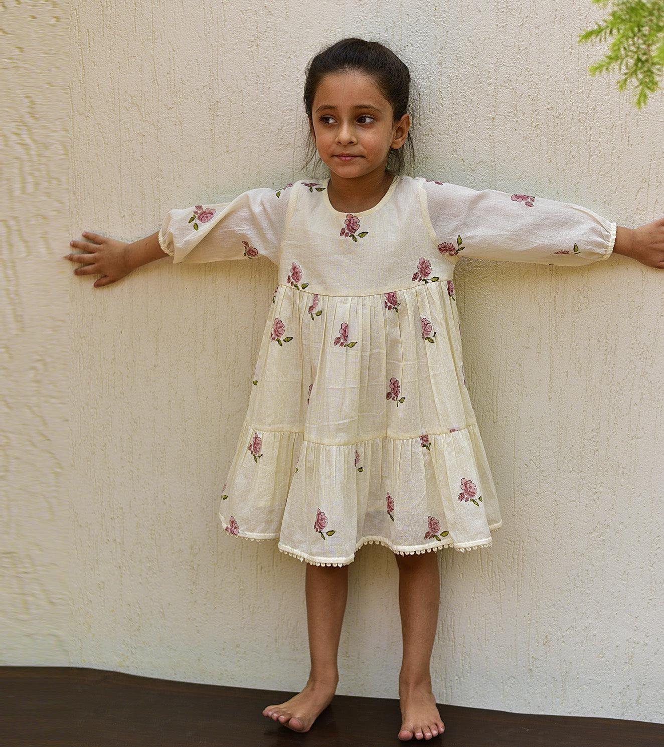 Rosy Dreams Frock - Khara Kapas