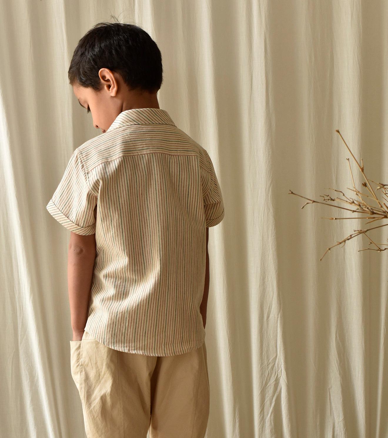 Stripe all day shirt - Khara Kapas